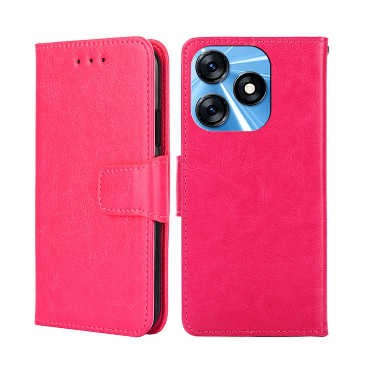 For Tecno Spark 10 4G Crystal Texture Leather Phone Case