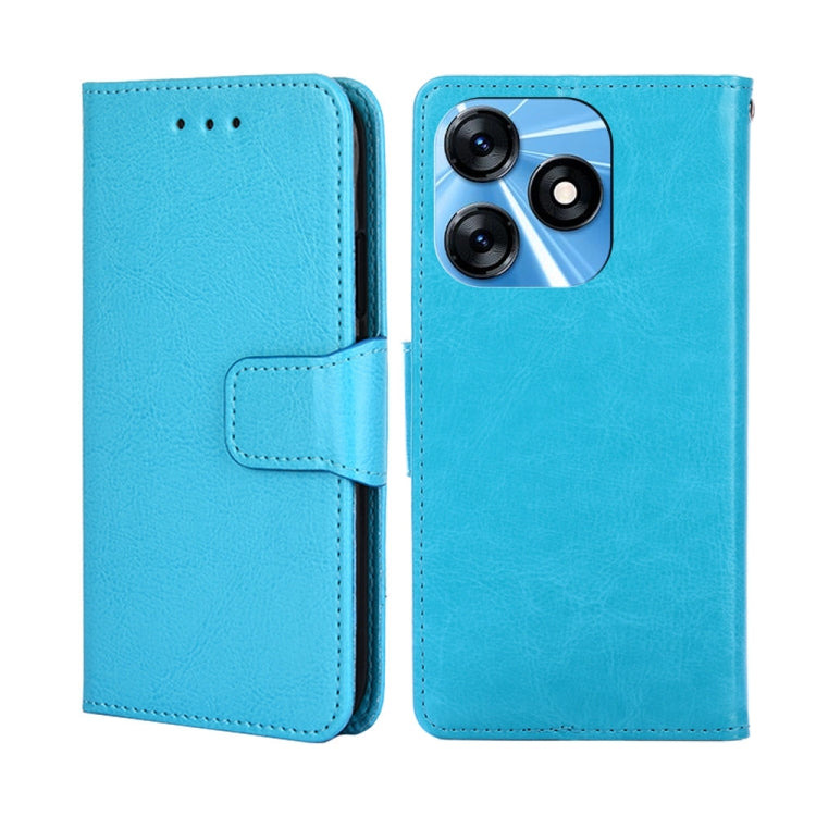 For Tecno Spark 10 4G Crystal Texture Leather Phone Case