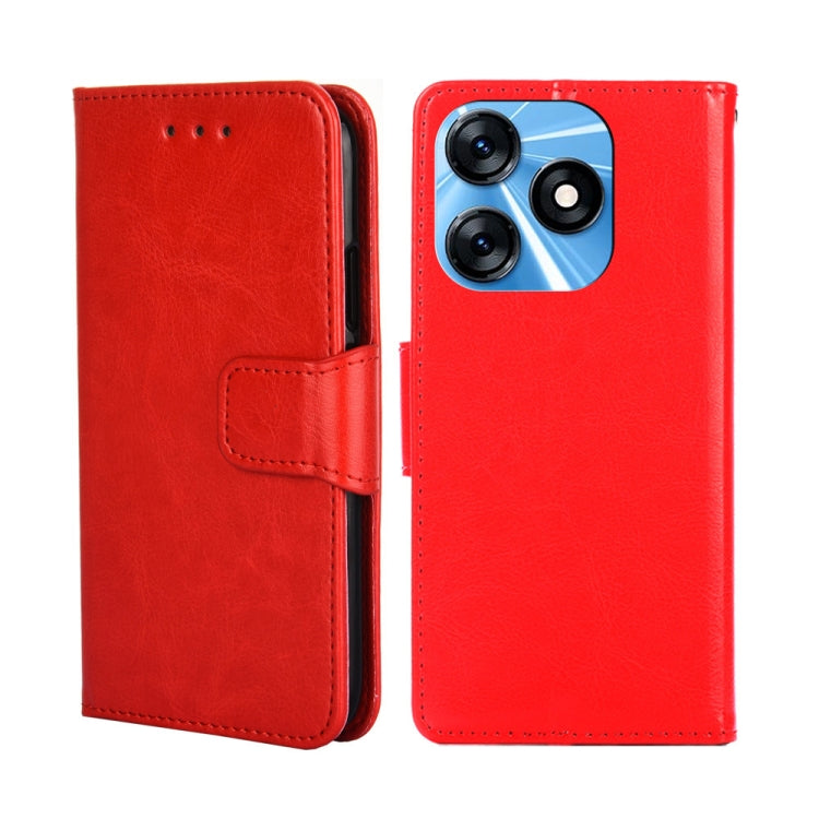 For Tecno Spark 10 4G Crystal Texture Leather Phone Case