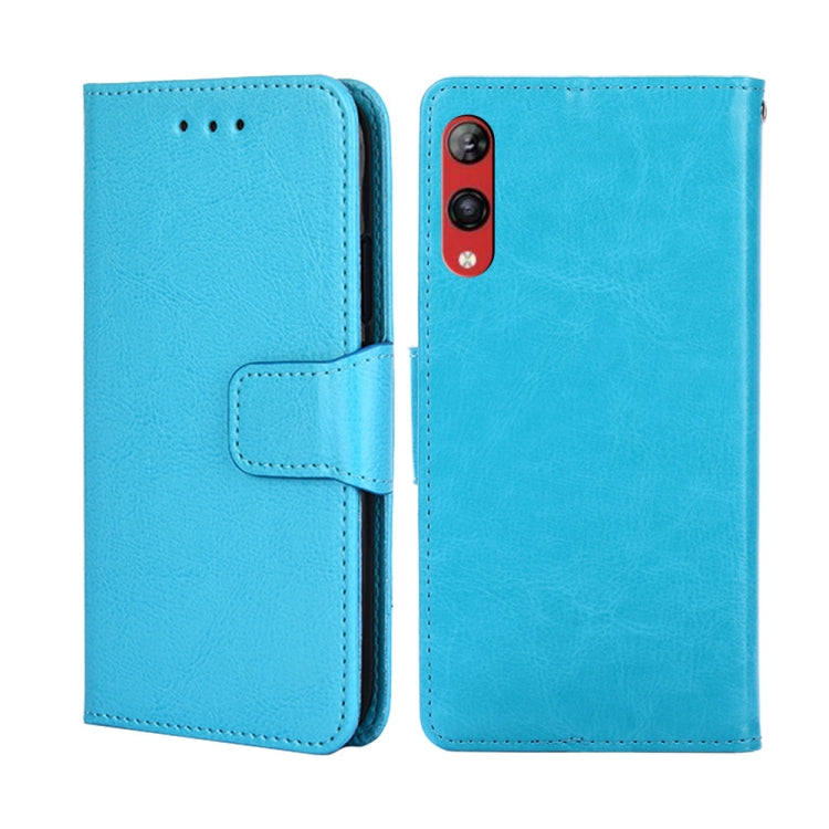 For Rakuten Hand 4G Crystal Texture Leather Phone Case