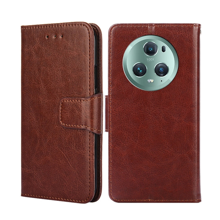 For Honor Magic5 Pro Crystal Texture Leather Phone Case