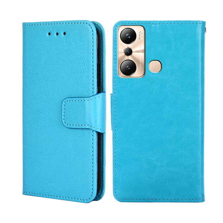For Infinix Hot 20i Crystal Texture Leather Phone Case