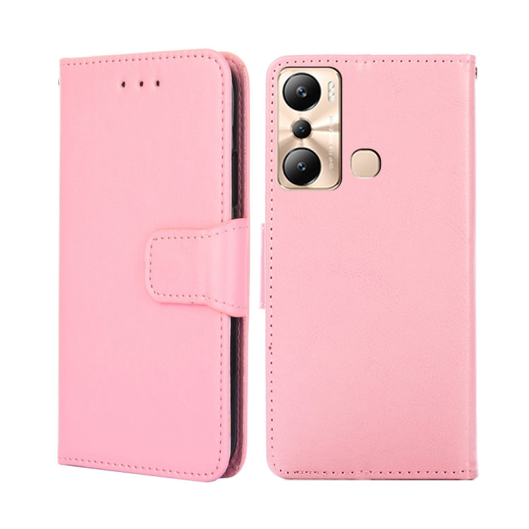 For Infinix Hot 20i Crystal Texture Leather Phone Case