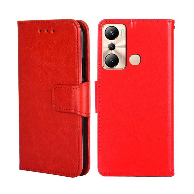 For Infinix Hot 20i Crystal Texture Leather Phone Case