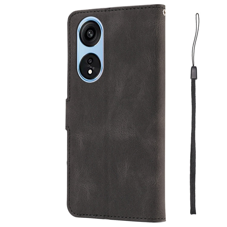 For OPPO A1 Pro 5G / Reno 8T 5G Fantasy Skin-feel Calfskin Texture Leather Phone Case