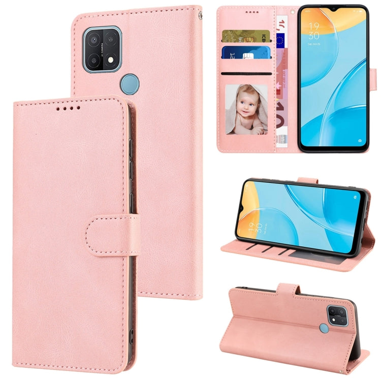 For OPPO A15 / A15s / A35 2021 Fantasy Skin-feel Calfskin Texture Leather Phone Case