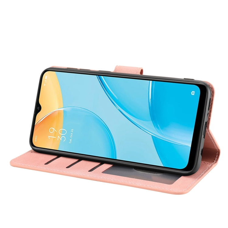 For OPPO A15 / A15s / A35 2021 Fantasy Skin-feel Calfskin Texture Leather Phone Case