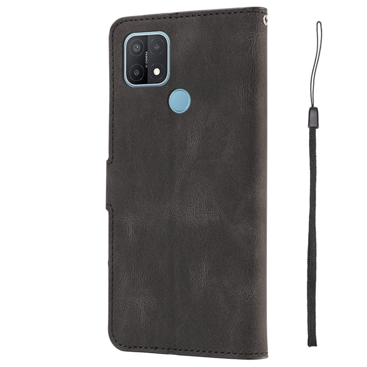 For OPPO A15 / A15s / A35 2021 Fantasy Skin-feel Calfskin Texture Leather Phone Case