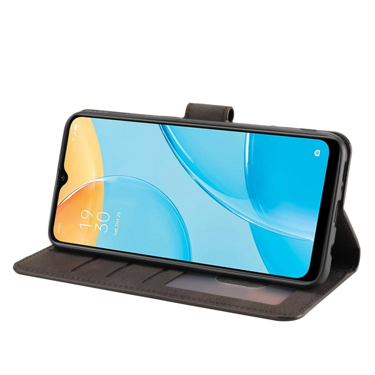 For OPPO A15 / A15s / A35 2021 Fantasy Skin-feel Calfskin Texture Leather Phone Case