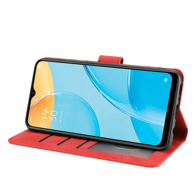 For OPPO A15 / A15s / A35 2021 Fantasy Skin-feel Calfskin Texture Leather Phone Case