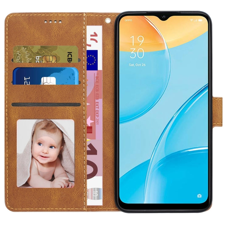 For OPPO A15 / A15s / A35 2021 Fantasy Skin-feel Calfskin Texture Leather Phone Case
