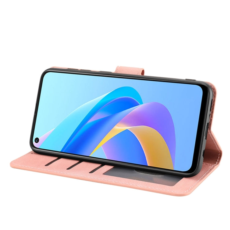 For OPPO A36 4G / A76 4G / A96 4G / Realme 9i 4G Fantasy Skin-feel Calfskin Texture Leather Phone Case