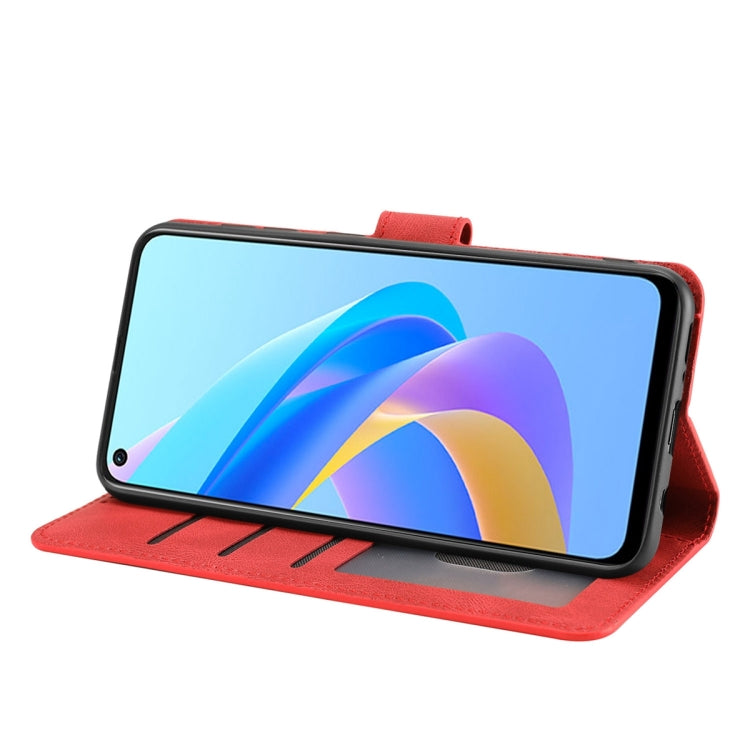 For OPPO A36 4G / A76 4G / A96 4G / Realme 9i 4G Fantasy Skin-feel Calfskin Texture Leather Phone Case