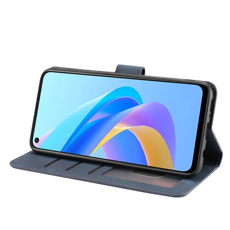 For OPPO A36 4G / A76 4G / A96 4G / Realme 9i 4G Fantasy Skin-feel Calfskin Texture Leather Phone Case