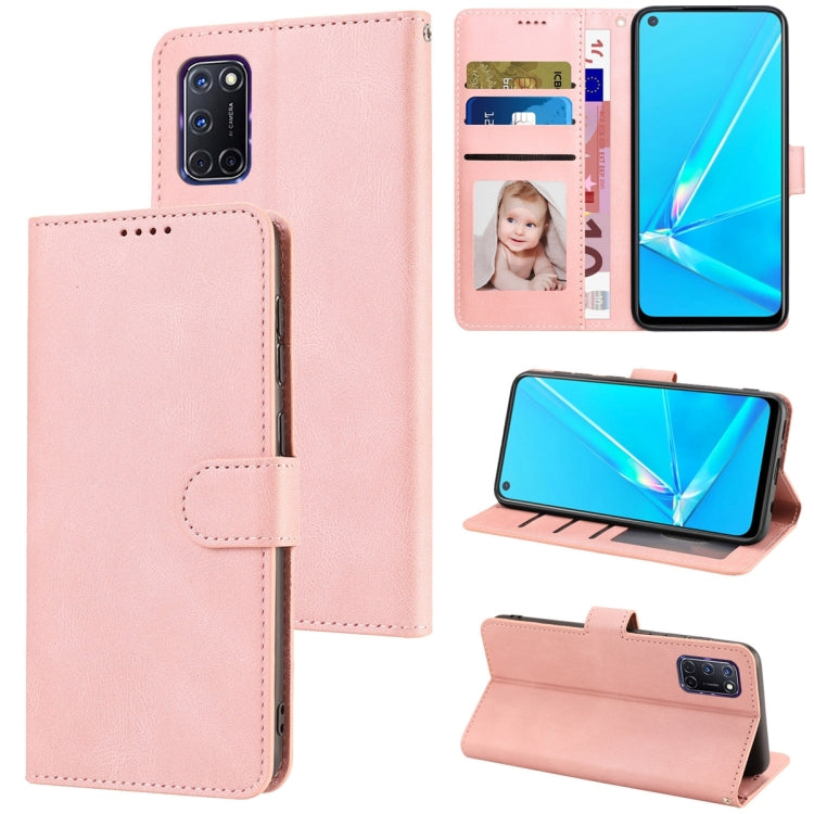 For OPPO A72 / A52 / A92 4G Fantasy Skin-feel Calfskin Texture Leather Phone Case