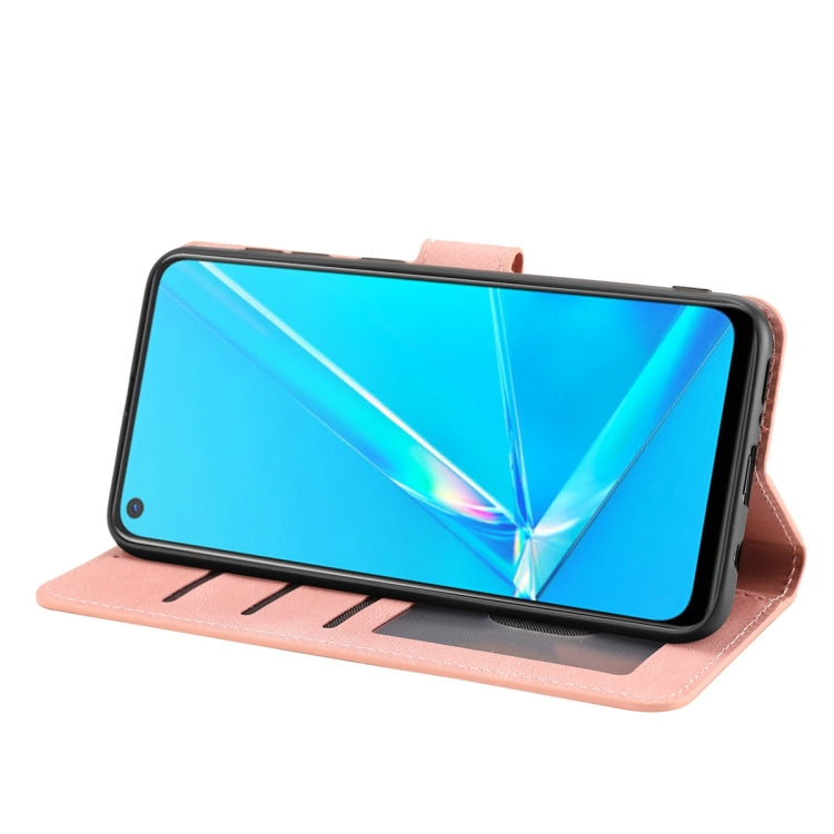 For OPPO A72 / A52 / A92 4G Fantasy Skin-feel Calfskin Texture Leather Phone Case