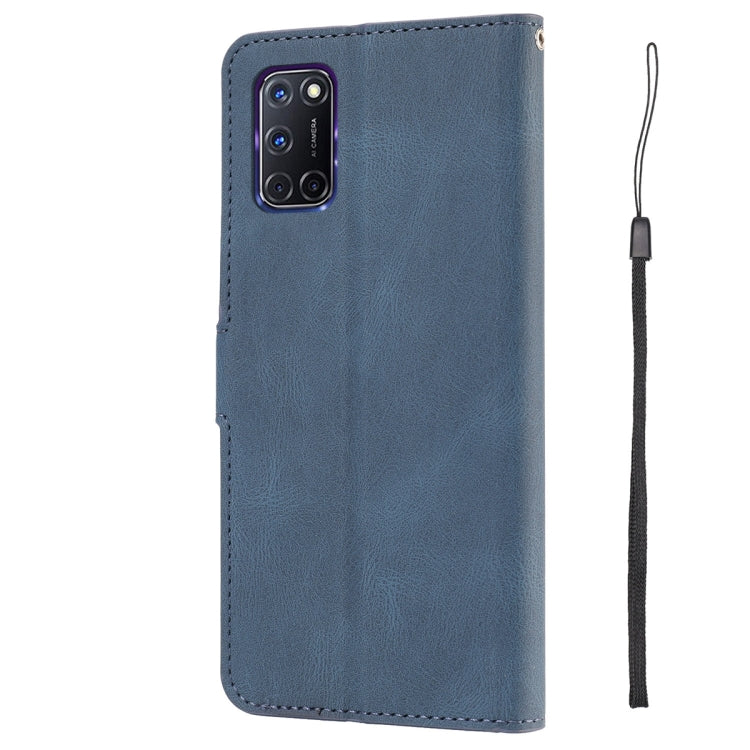 For OPPO A72 / A52 / A92 4G Fantasy Skin-feel Calfskin Texture Leather Phone Case