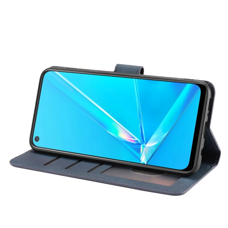 For OPPO A72 / A52 / A92 4G Fantasy Skin-feel Calfskin Texture Leather Phone Case