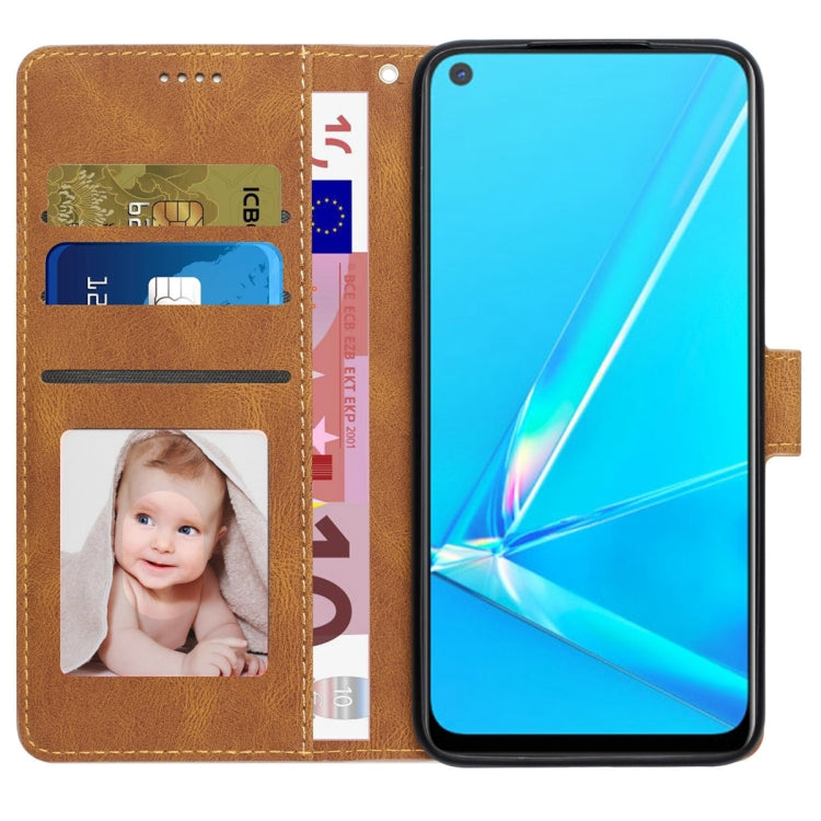 For OPPO A72 / A52 / A92 4G Fantasy Skin-feel Calfskin Texture Leather Phone Case