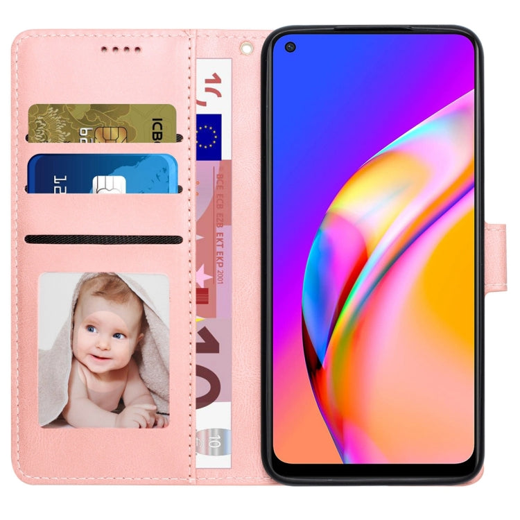 For OPPO A94 5G / Reno5 Z / F19 Pro+ Fantasy Skin-feel Calfskin Texture Leather Phone Case