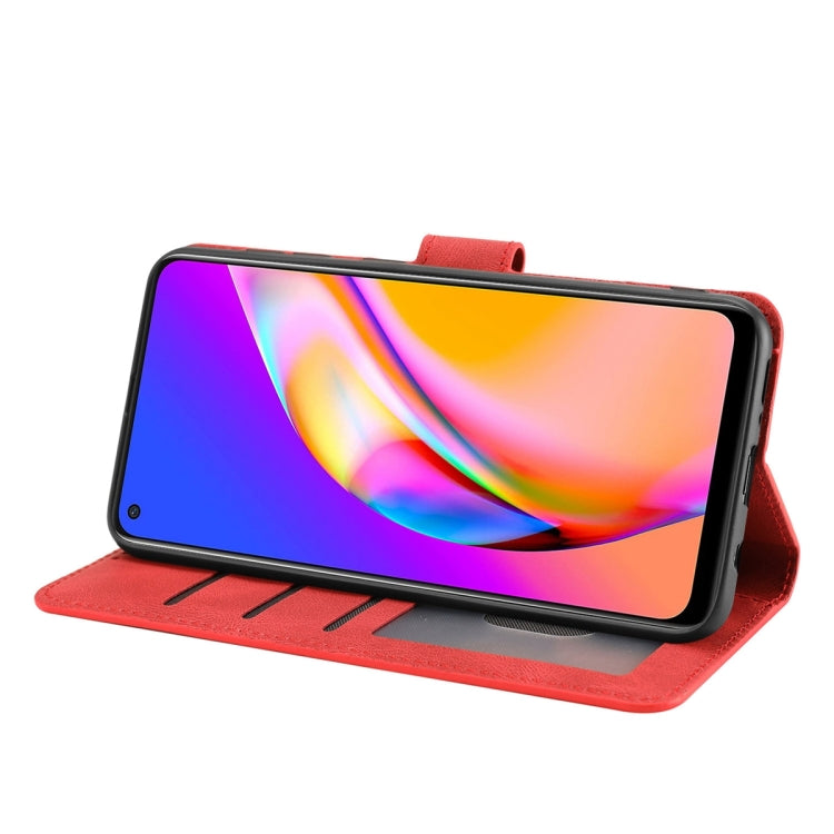 For OPPO A94 5G / Reno5 Z / F19 Pro+ Fantasy Skin-feel Calfskin Texture Leather Phone Case