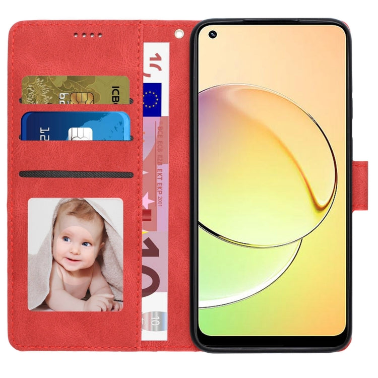 For Realme 10 4G Fantasy Skin-feel Calfskin Texture Leather Phone Case