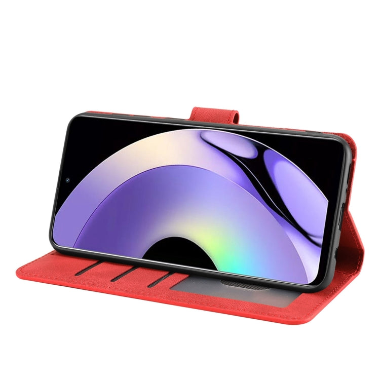 For Realme 10 Pro 5G Fantasy Skin-feel Calfskin Texture Leather Phone Case