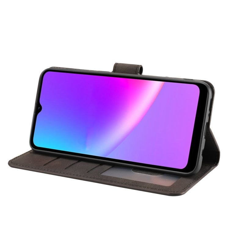 For Realme C25 / C15 / C12 Fantasy Skin-feel Calfskin Texture Leather Phone Case