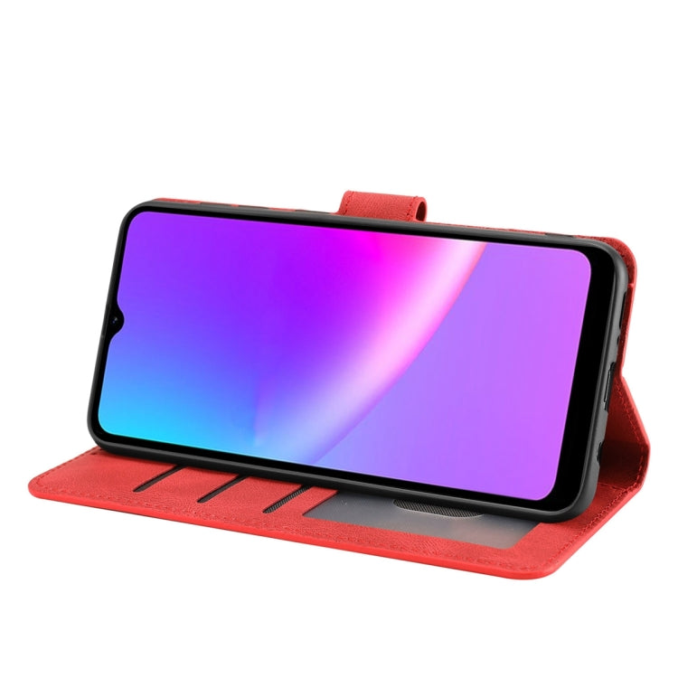 For Realme C25 / C15 / C12 Fantasy Skin-feel Calfskin Texture Leather Phone Case