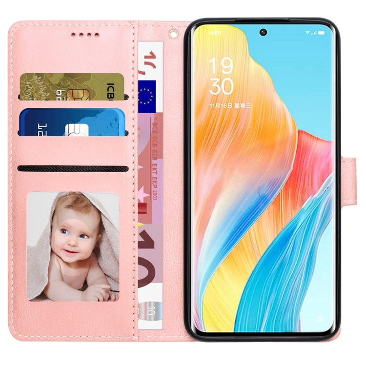 For Realme C55 4G Global Fantasy Skin-feel Calfskin Texture Leather Phone Case