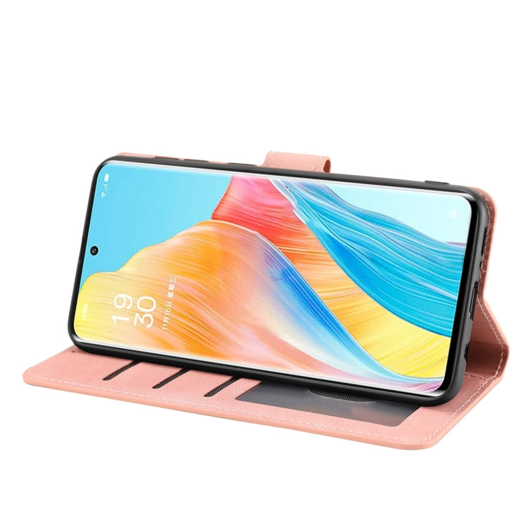 For Realme C55 4G Global Fantasy Skin-feel Calfskin Texture Leather Phone Case