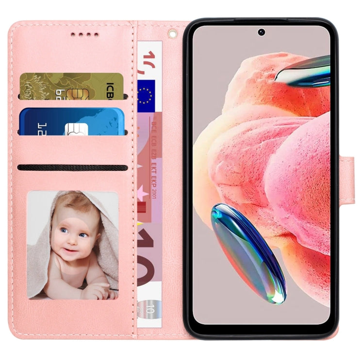 For Xiaomi Redmi Note 12 4G Global Fantasy Skin-feel Calfskin Texture Leather Phone Case