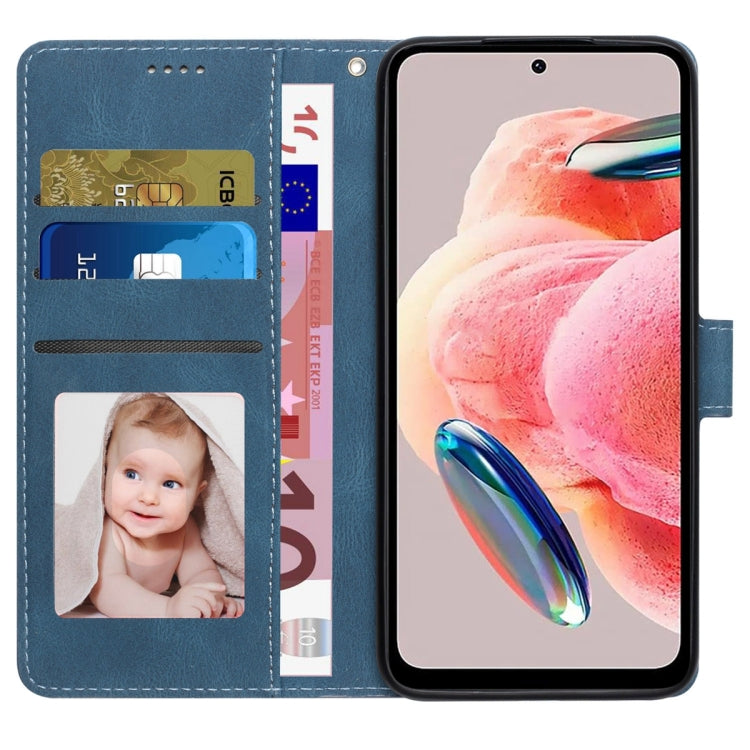 For Xiaomi Redmi Note 12 4G Global Fantasy Skin-feel Calfskin Texture Leather Phone Case