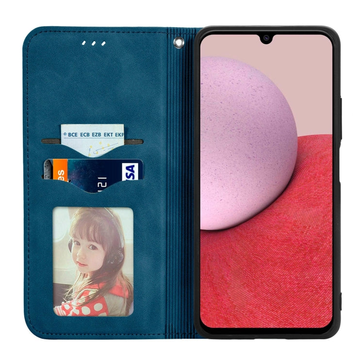 For Samsung Galaxy A14 5G Retro Skin Feel Magnetic Leather Phone Case