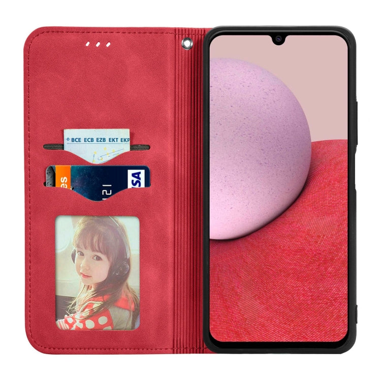 For Samsung Galaxy A14 5G Retro Skin Feel Magnetic Leather Phone Case