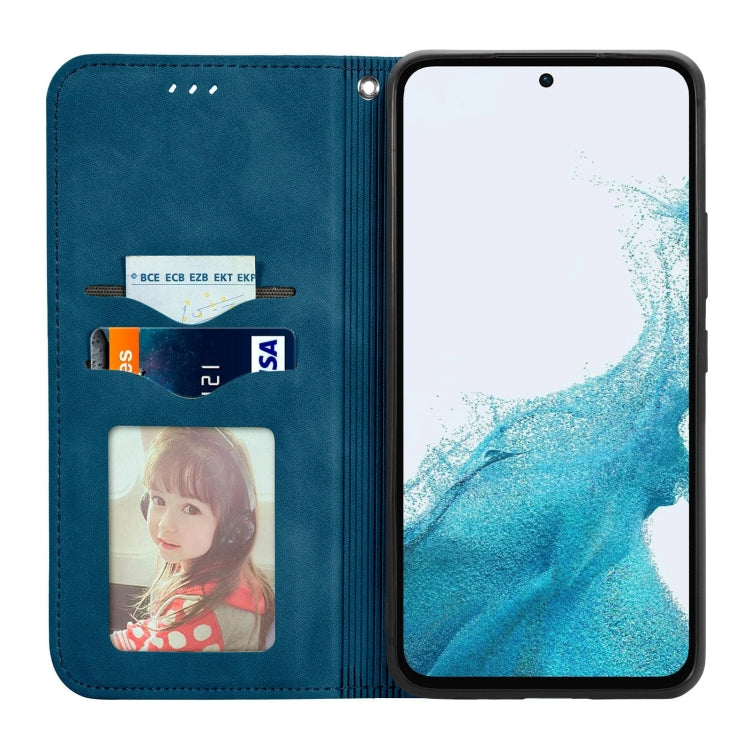 For Samsung Galaxy A54 5G Retro Skin Feel Magnetic Leather Phone Case