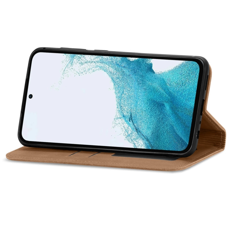 For Samsung Galaxy A54 5G Retro Skin Feel Magnetic Leather Phone Case