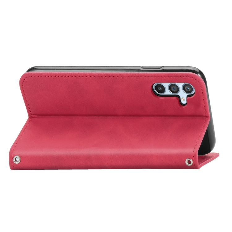 For Samsung Galaxy A54 5G Retro Skin Feel Magnetic Leather Phone Case