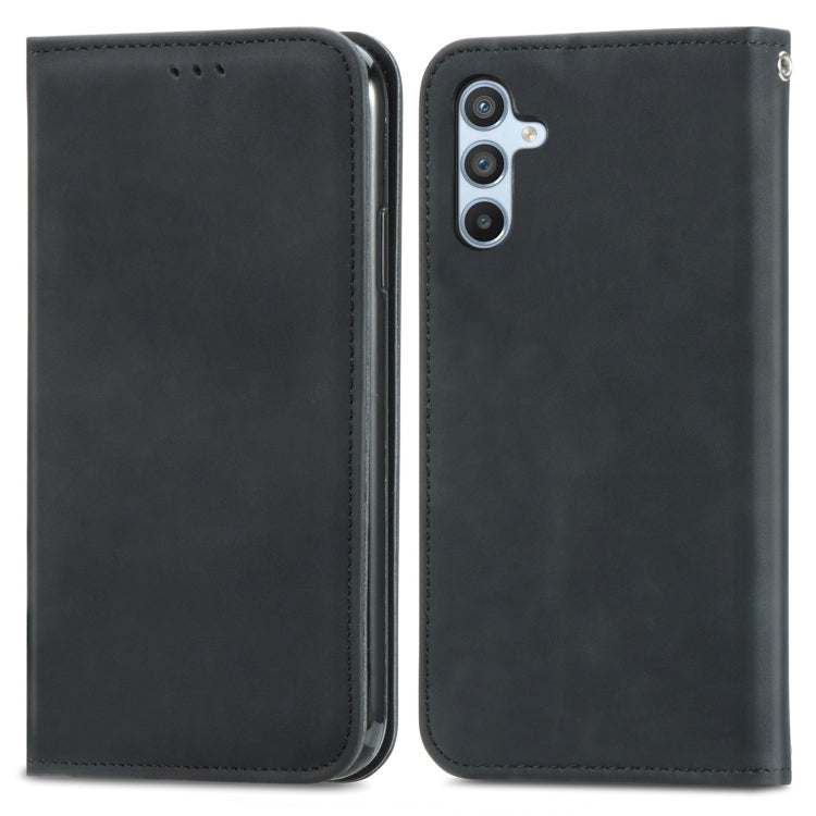 For Samsung Galaxy A54 5G Retro Skin Feel Magnetic Leather Phone Case