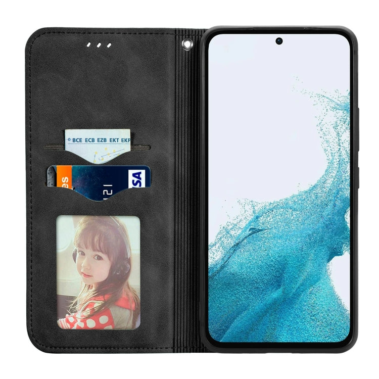 For Samsung Galaxy A54 5G Retro Skin Feel Magnetic Leather Phone Case