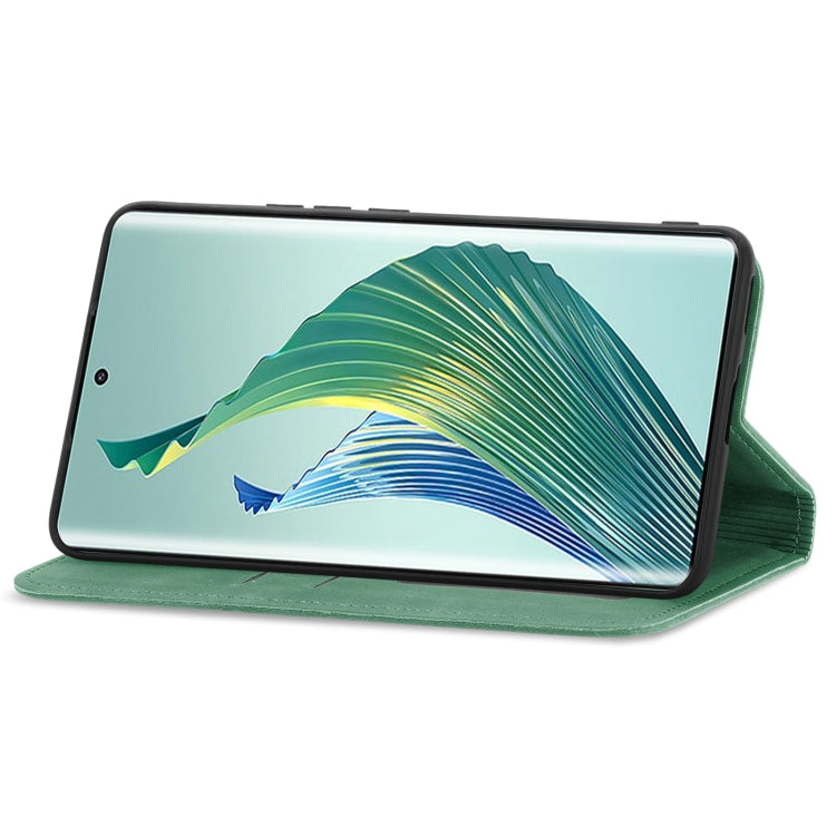 For Honor Magic5 Lite Retro Skin Feel Magnetic Leather Phone Case