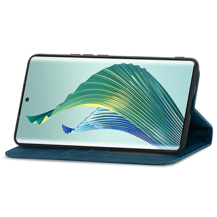 For Honor Magic5 Lite Retro Skin Feel Magnetic Leather Phone Case