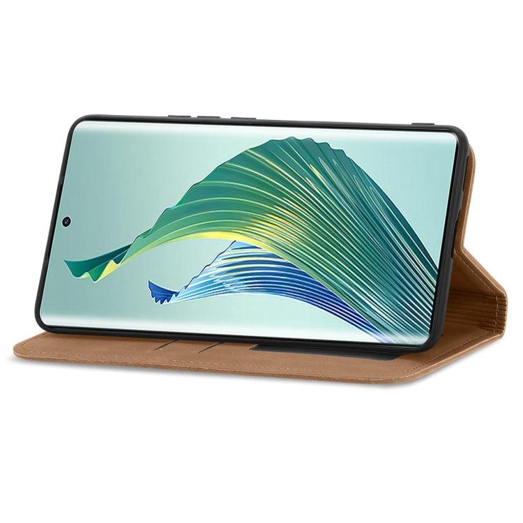 For Honor Magic5 Lite Retro Skin Feel Magnetic Leather Phone Case