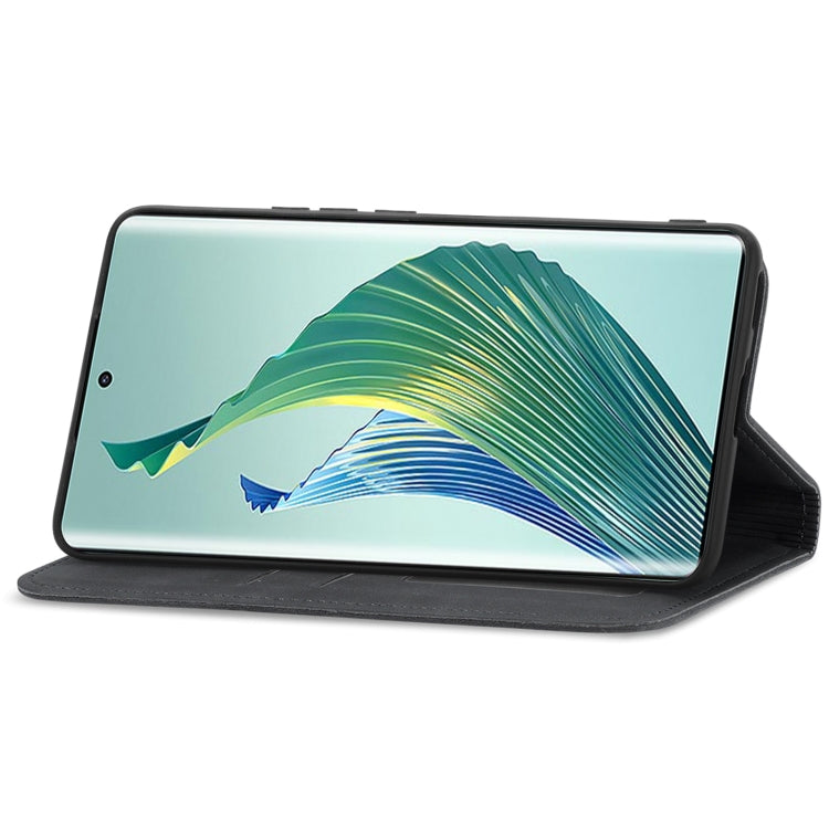 For Honor Magic5 Lite Retro Skin Feel Magnetic Leather Phone Case