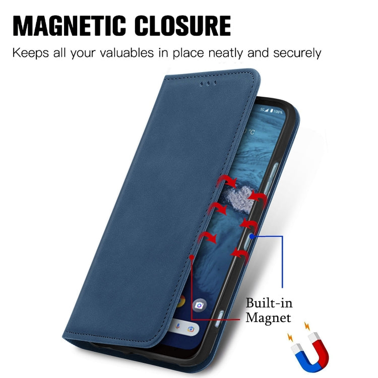 For Kyocera Android One S10 Retro Skin Feel Magnetic Leather Phone Case