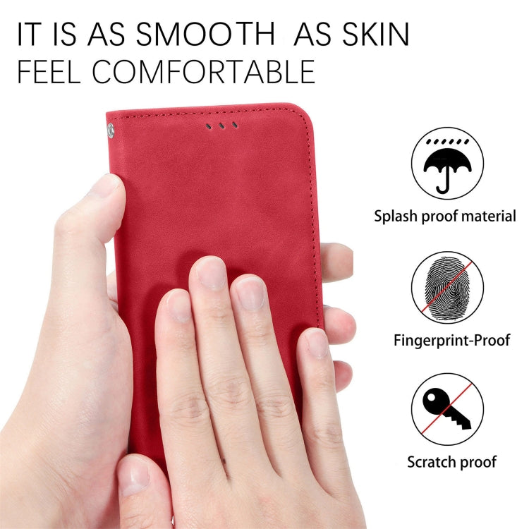 For Kyocera Android One S10 Retro Skin Feel Magnetic Leather Phone Case