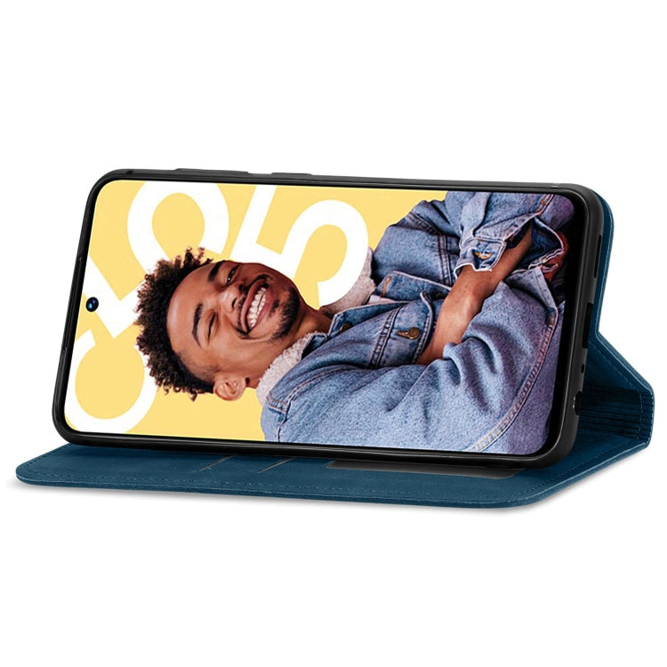 For Realme C55 Retro Skin Feel Magnetic Leather Phone Case