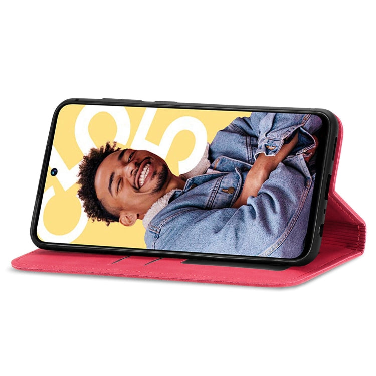 For Realme C55 Retro Skin Feel Magnetic Leather Phone Case