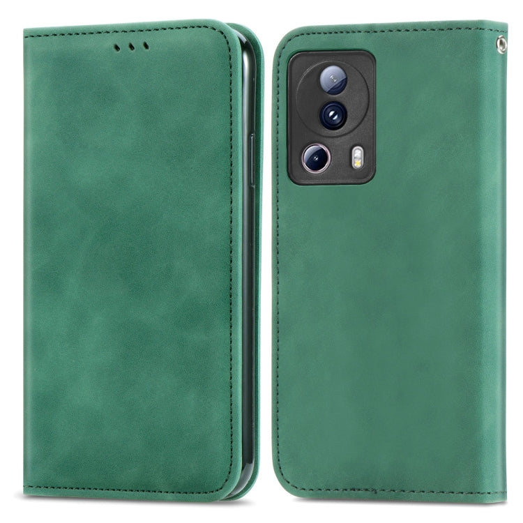 For Xiaomi 13 Lite Retro Skin Feel Magnetic Leather Phone Case