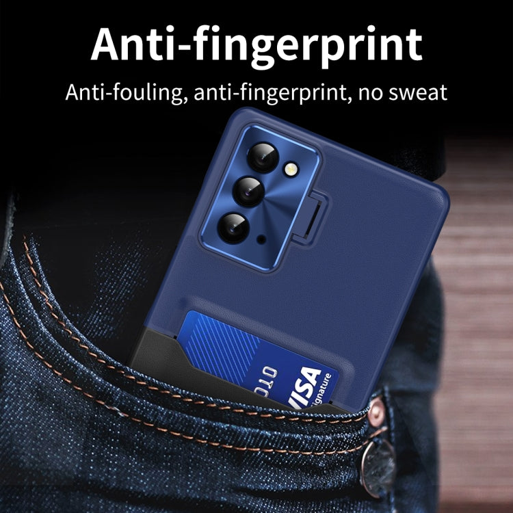 For Samsung Galaxy Note20 Two-Color Invisible Lens Holder Phone Case